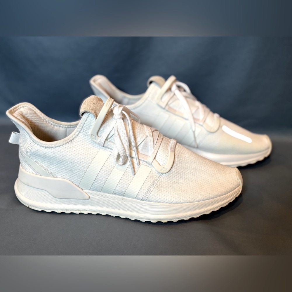 Adidas U_Path White Mesh Running Shoes